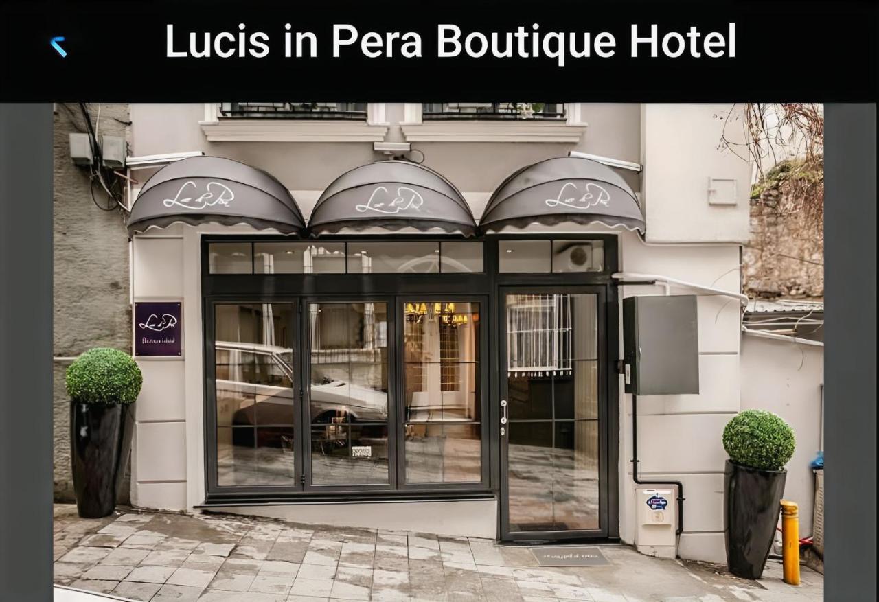 Lucis In Pera Boutique Hotel Стамбул Экстерьер фото
