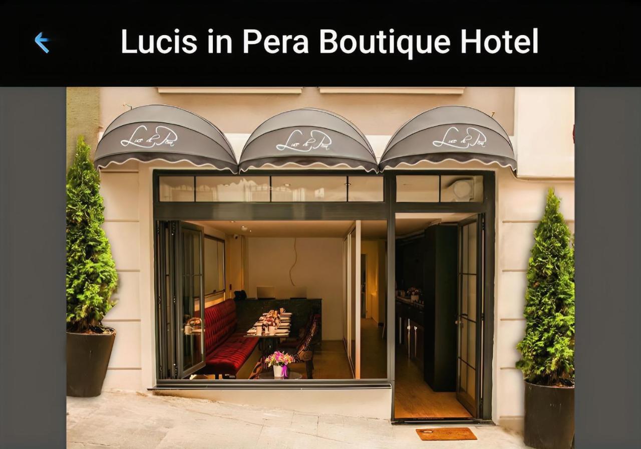 Lucis In Pera Boutique Hotel Стамбул Экстерьер фото